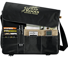 Inside of Recycled Messenger Bag